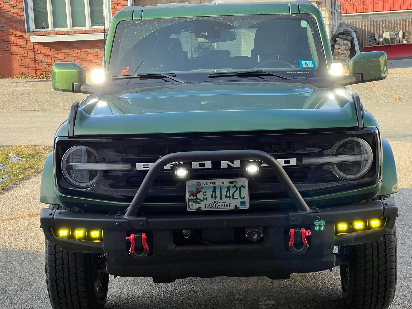 Ford Bronco New fog lights and trigger installed. IMG_1810