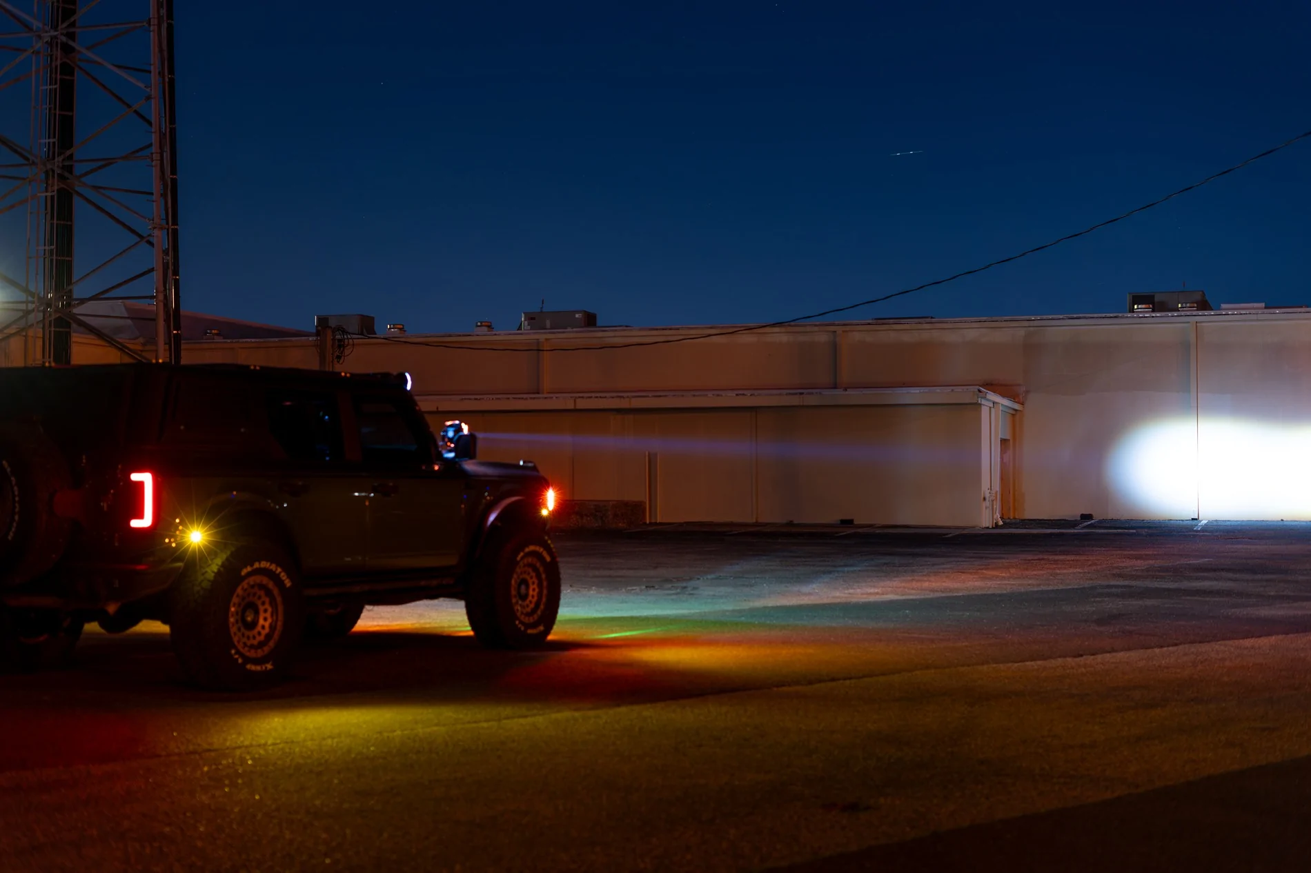 Ford Bronco LASER + LED Triple Fog Light Kit for the 2021–2025 Bronco (Steel Bumper) by ORACLE Lighting A7R01461
