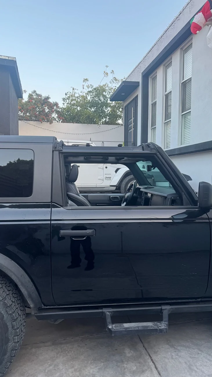 Ford Bronco Roof Front Trim Rail Covers by Rockslide Engineering IMG_9405