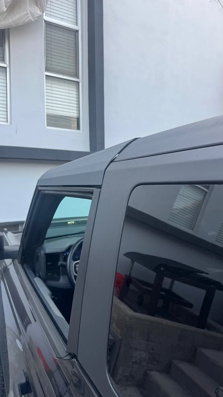 Ford Bronco Roof Front Trim Rail Covers by Rockslide Engineering IMG_9403