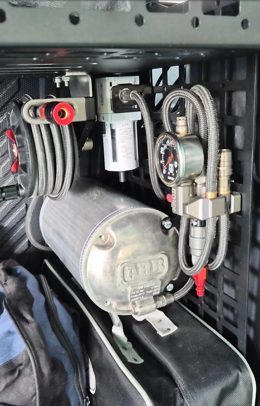 Ford Bronco How To - ARB Brushless Twin Compressor Install Photo55