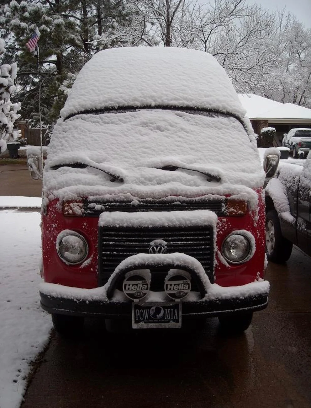 Ford Bronco Bronco Headlights in Snow IMG_8706