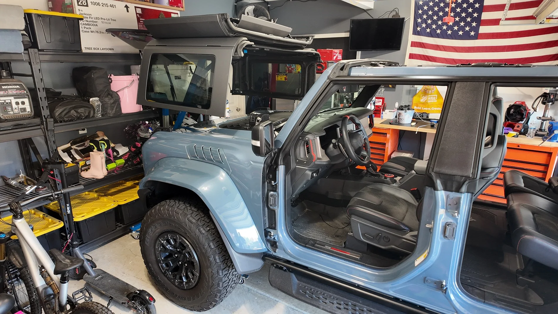 Ford Bronco EZ4x4 Hard Top and Door Removal Storage System Review and Discount Code IMG_1015