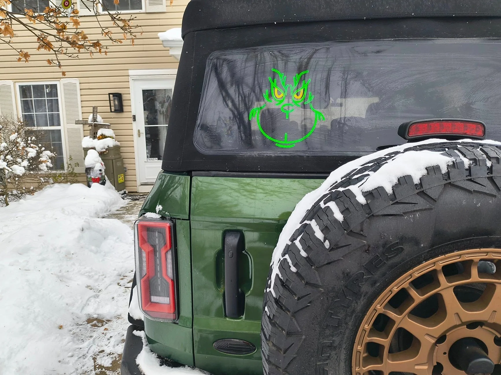 Ford Bronco ERUPTION GREEN Bronco Club bronco grinch