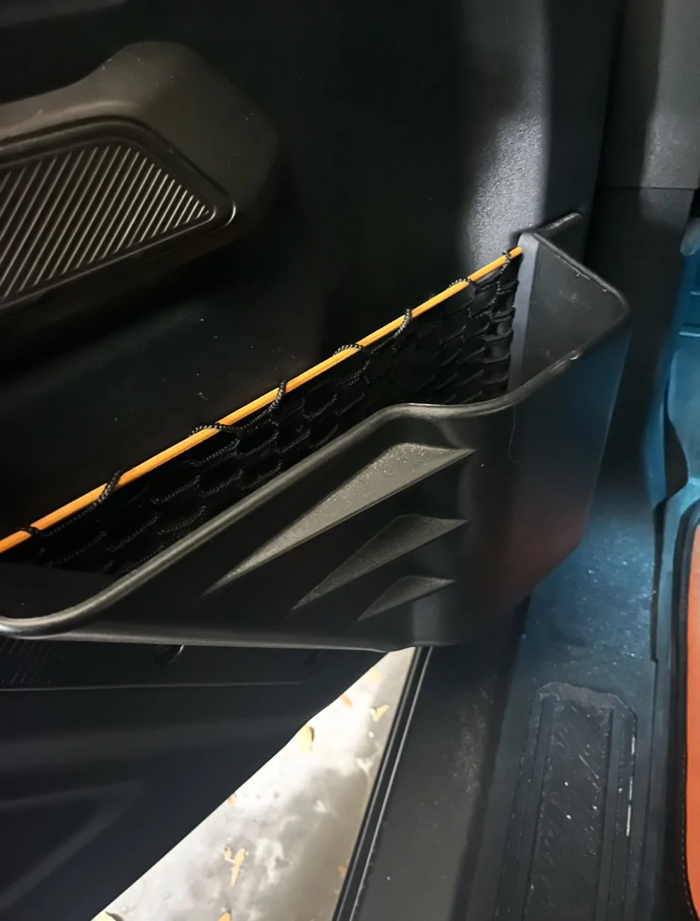 Ford Bronco Interior door webbing pulled loose IMG_4127