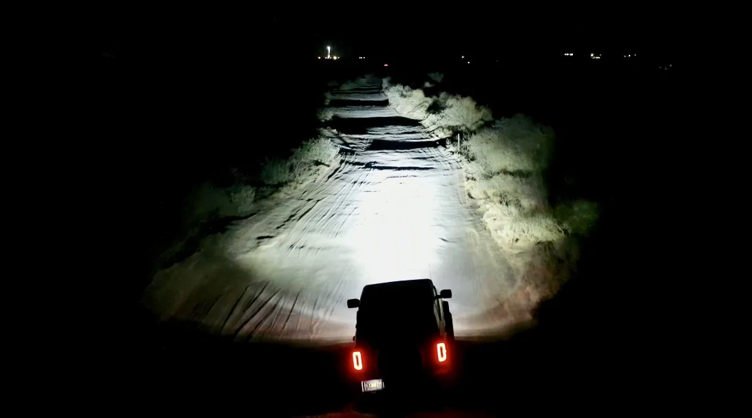 Ford Bronco Oracle Vega 7 vs. Baja Designs LP6 test comparison review IMG_9149