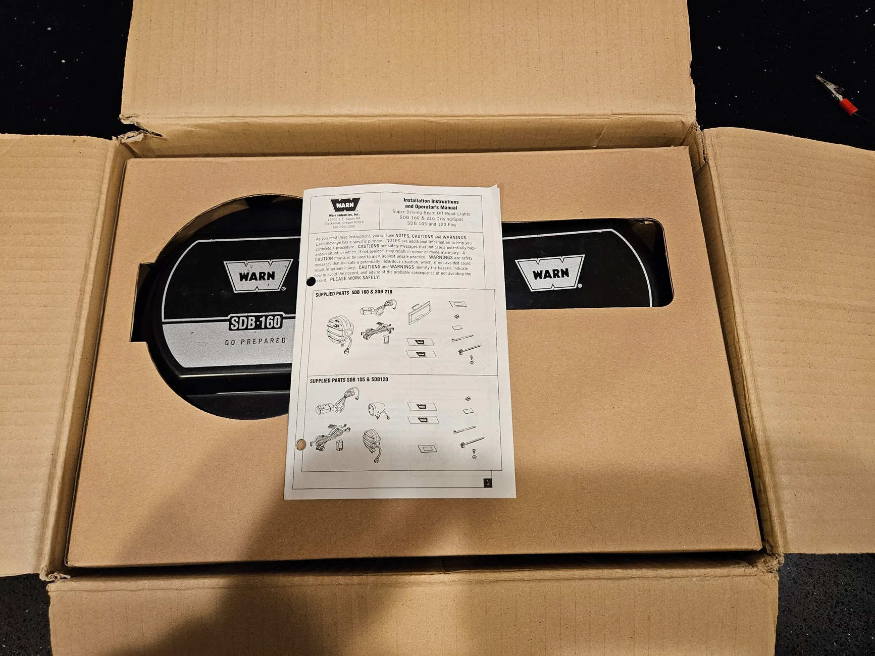 Ford Bronco Warn SDB-160 Off-Road Driving/Spot Beam Halogen Lamps warn 2