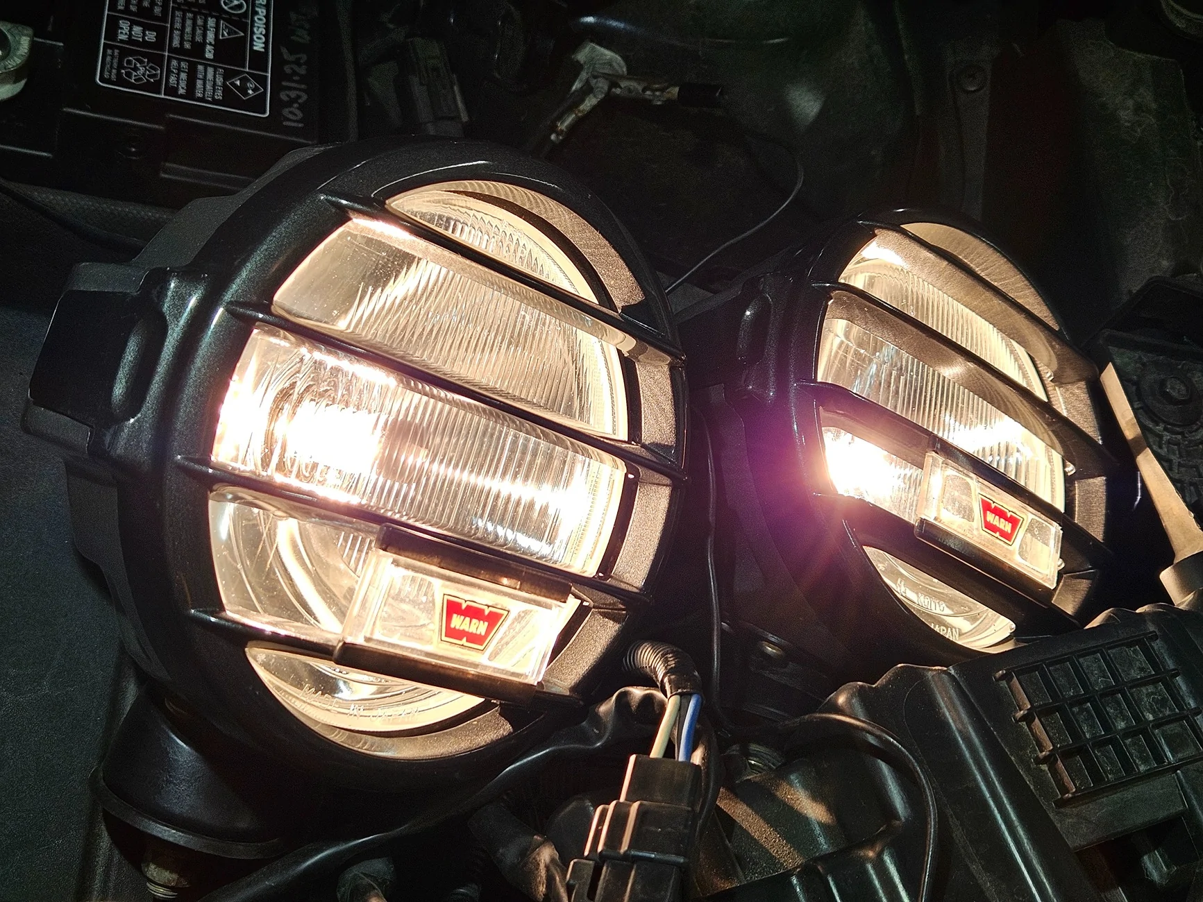 Ford Bronco Warn SDB-160 Off-Road Driving/Spot Beam Halogen Lamps warn 9 hi beam