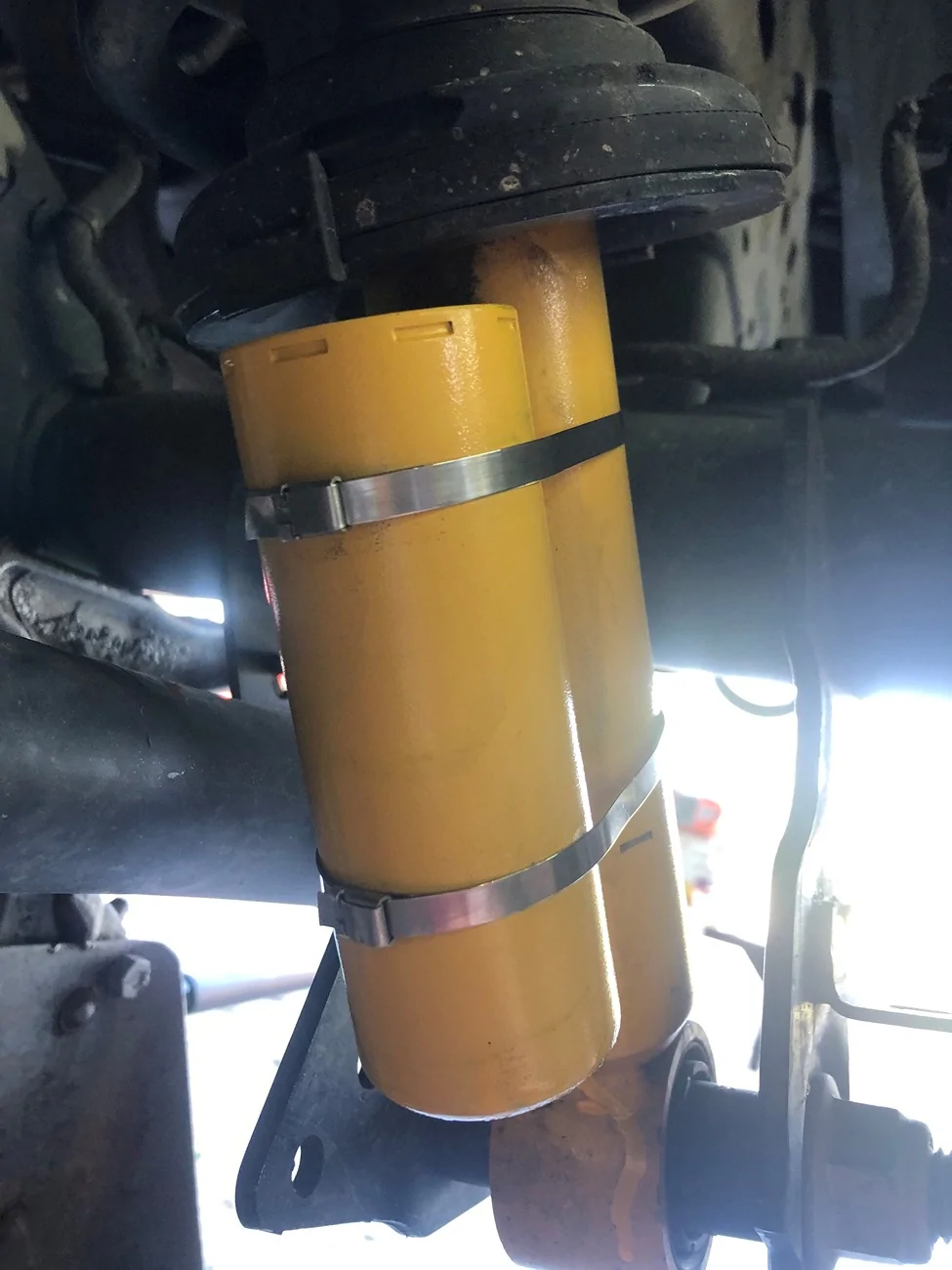 Ford Bronco Rear shock recall done, shields installed. Pictures included 1765480730256-vf
