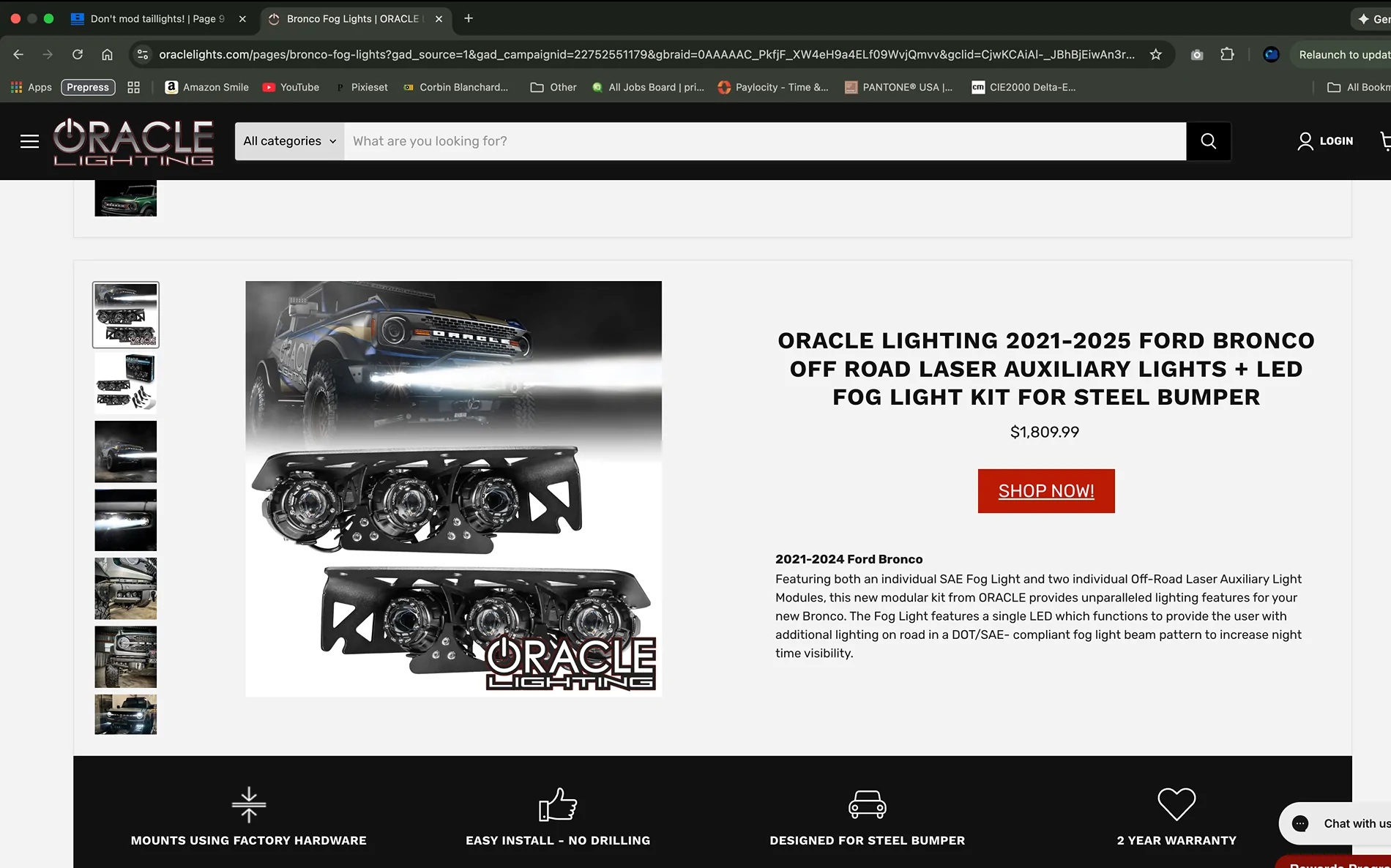 Ford Bronco Don't mod taillights! Screenshot 2025-12-12 at 8.22.31 AM