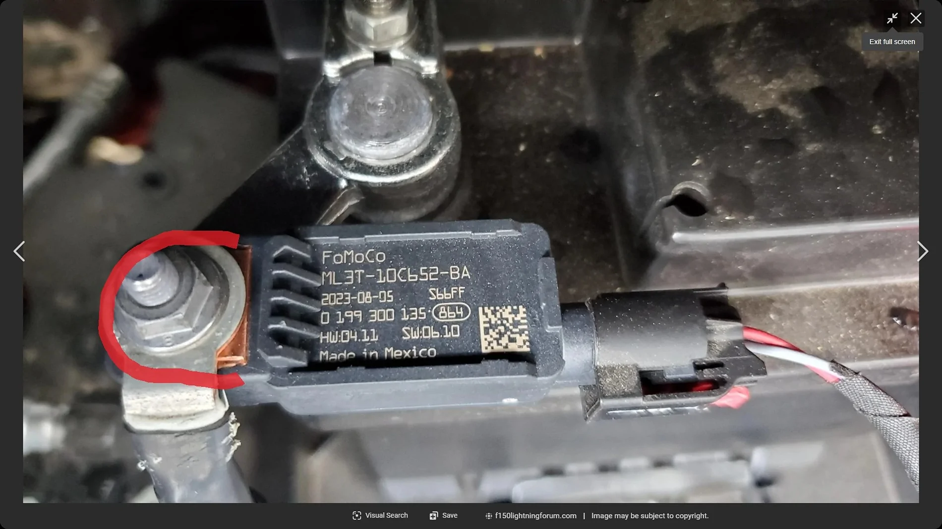 Ford Bronco Proper jump starting BMS