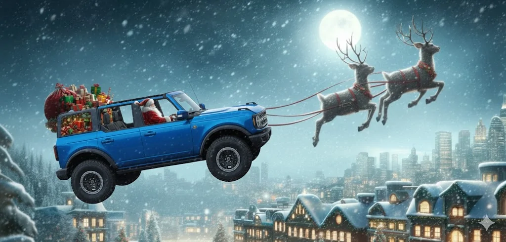Ford Bronco Santa wants an upgrade Santas Bronco