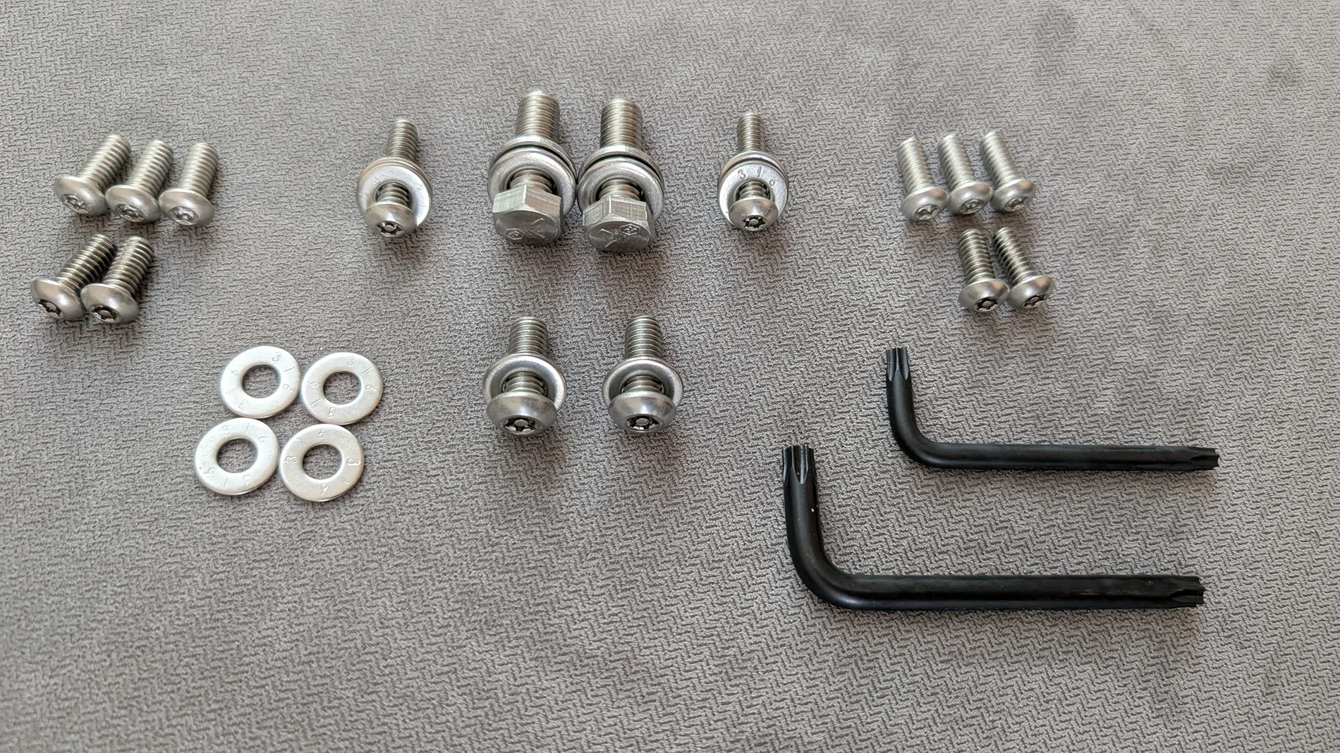 Ford Bronco PROPER Security Bolt Kit - Baja Designs->SPV Brackets->Modular Front Bumper PXL_20251213_211426409