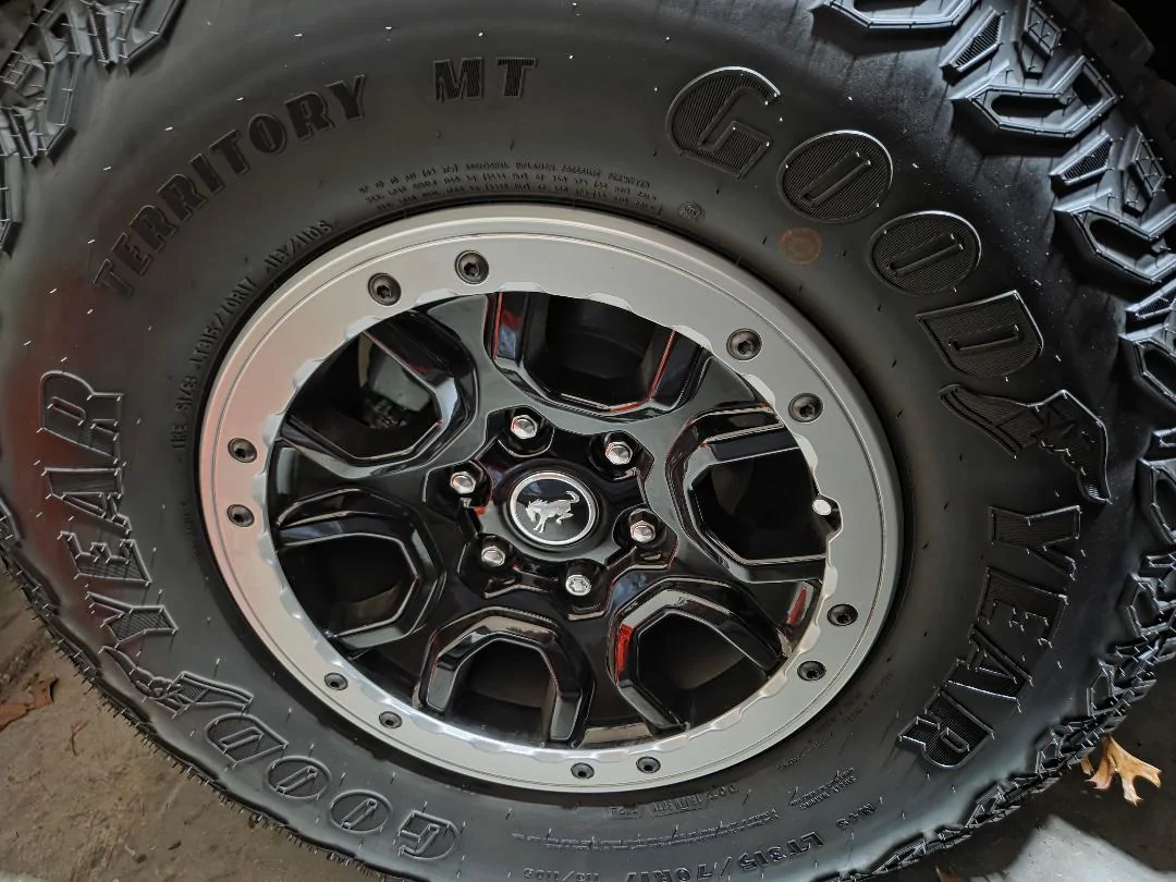 Ford Bronco Those with McGard wheel locks, wheell