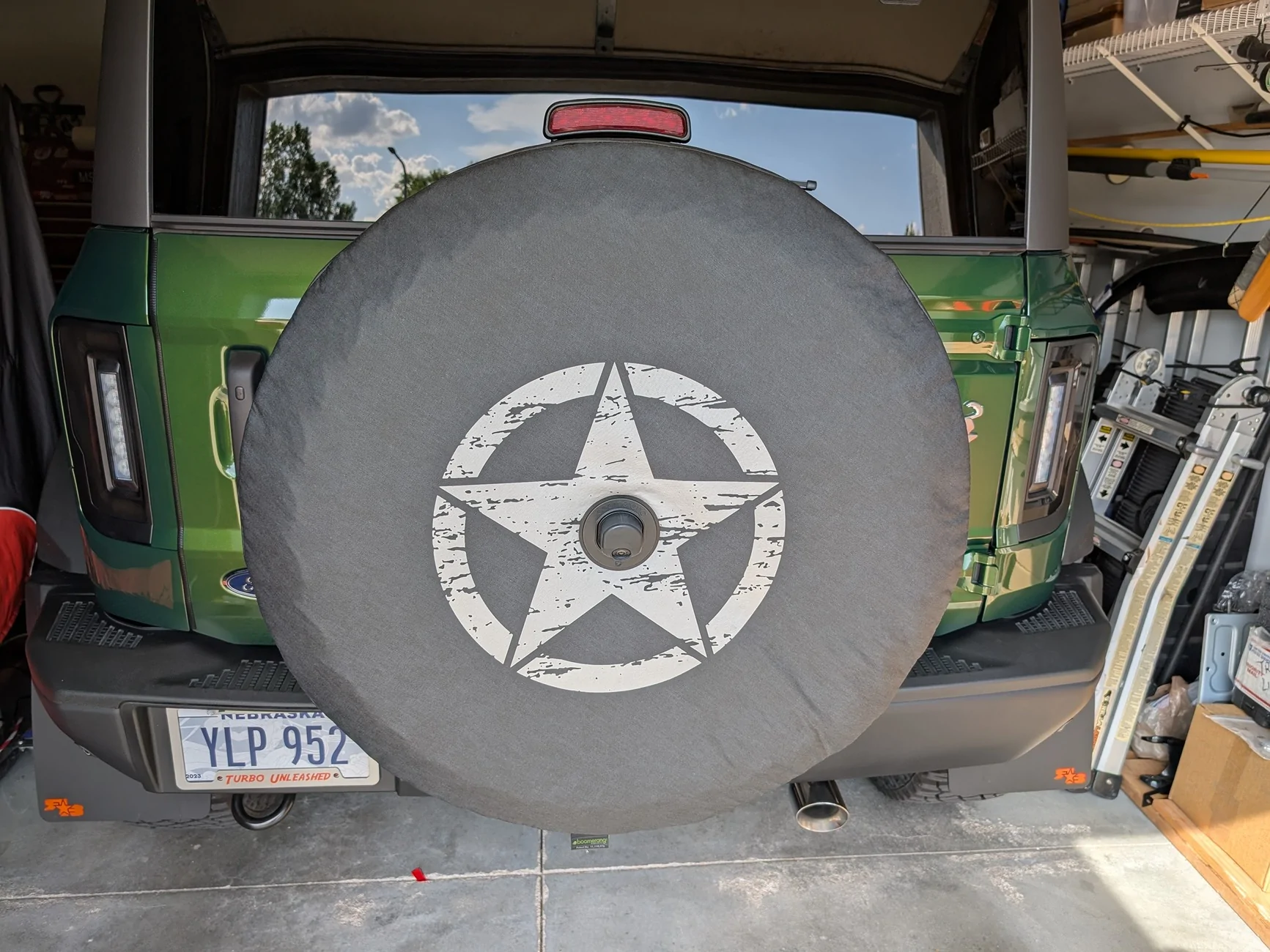 Ford Bronco Bronco spare tire cover recommendations? Tire_Cover