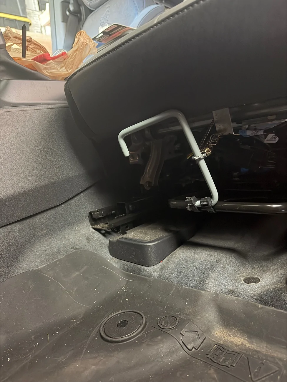 Ford Bronco $5 Seat adjustment lever extender IMG_5865