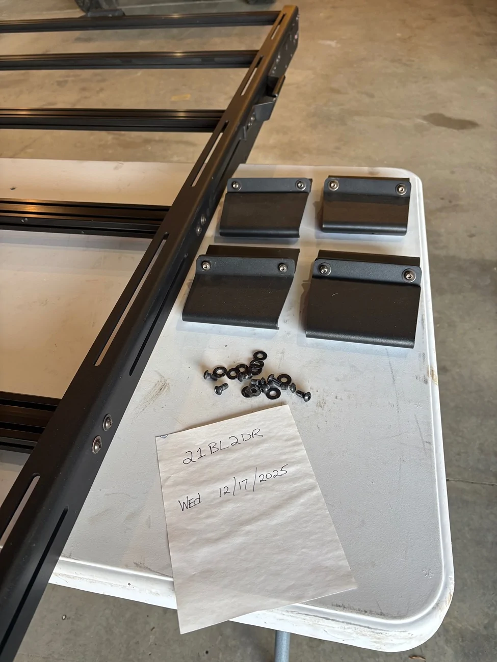 Ford Bronco TrailRax 4 door roof rack complete. IMG_0845