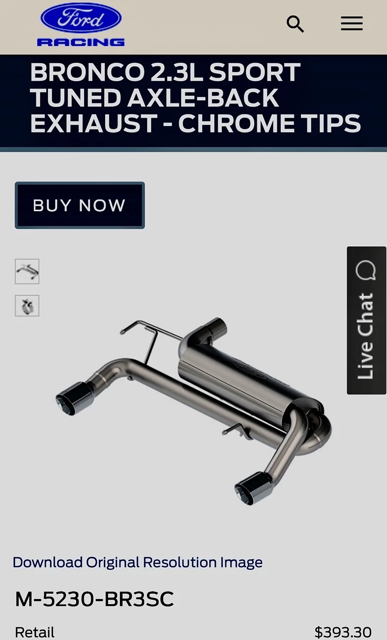 Ford Bronco Exhaust Systems IMG_6049