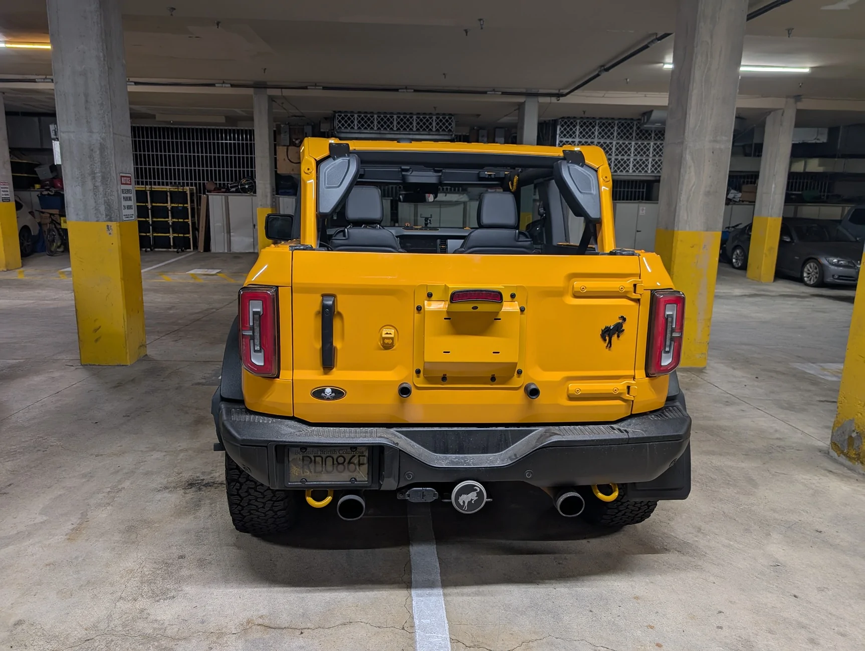 Ford Bronco Spare tire delete - best options? q