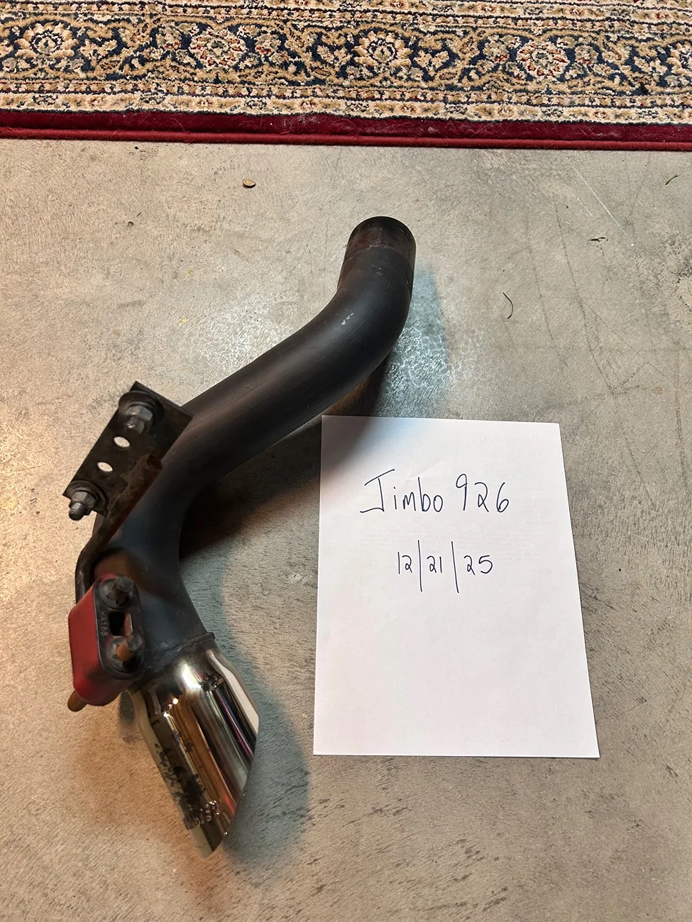 Ford Bronco Flowmaster high clearance muffler delete IMG_5878