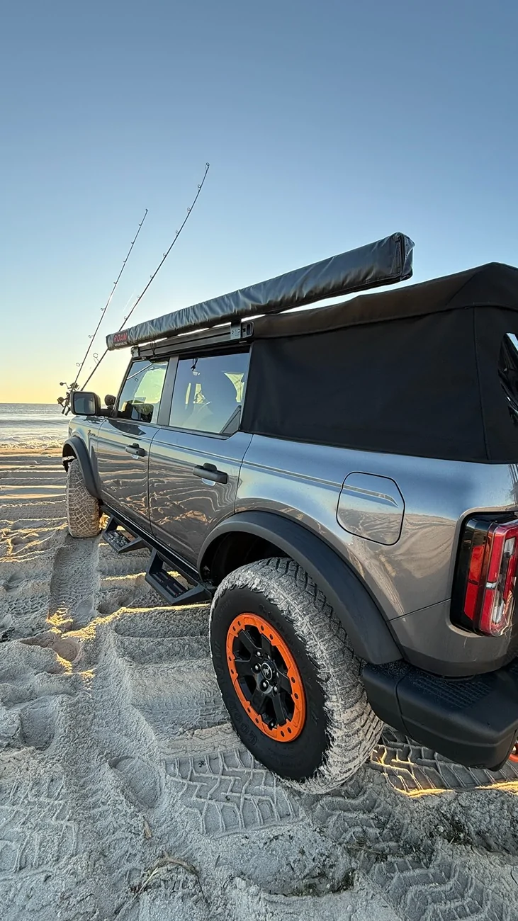 Ford Bronco Bronco Accessory Side Rail for Soft Top.  Mount Awnings, Shower Encl and more - Still open top - NEW LOWER PRICE! (X-Rack) 2024-11-16 07.28.21