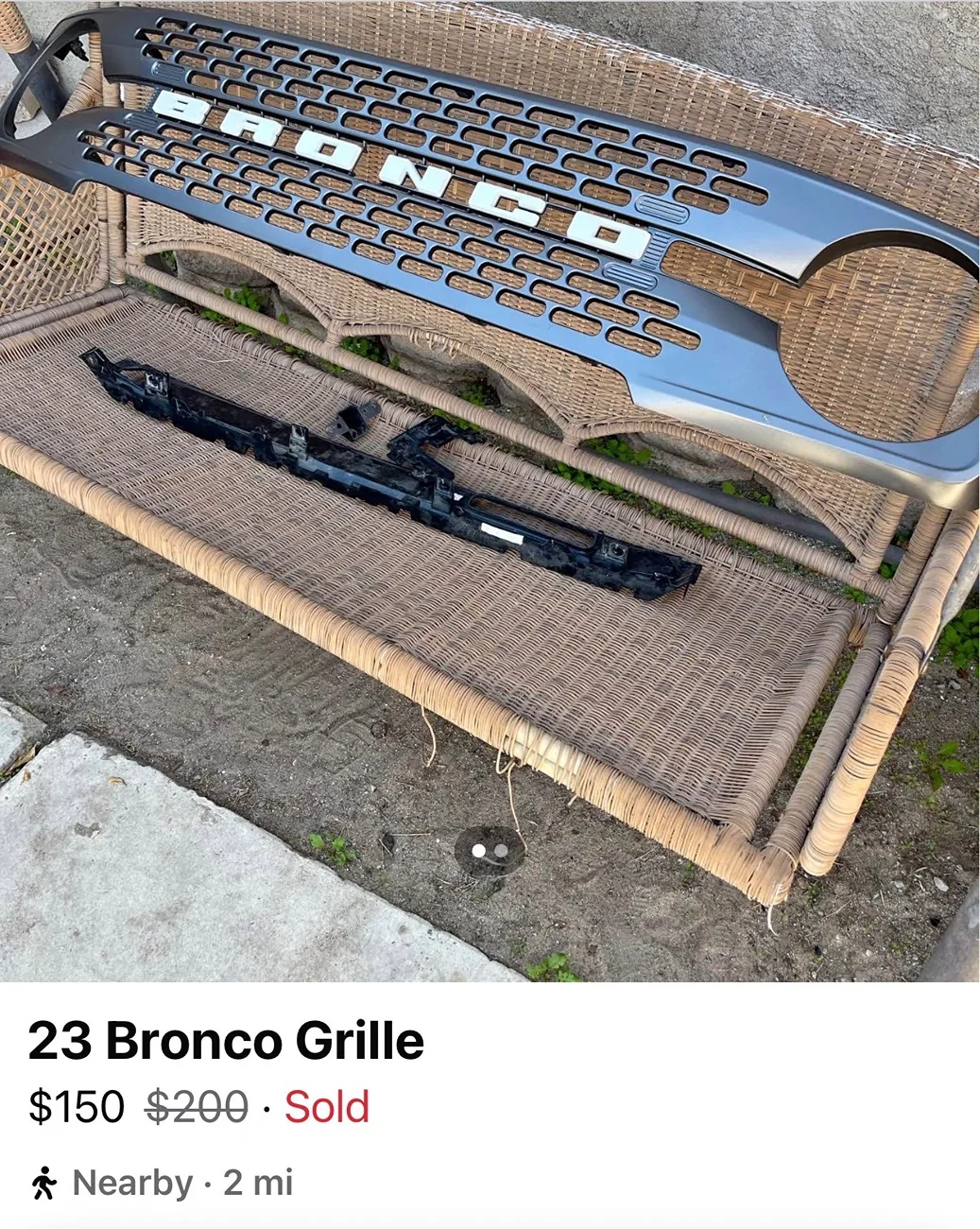 Ford Bronco Badlands grille cost? IMG_9770