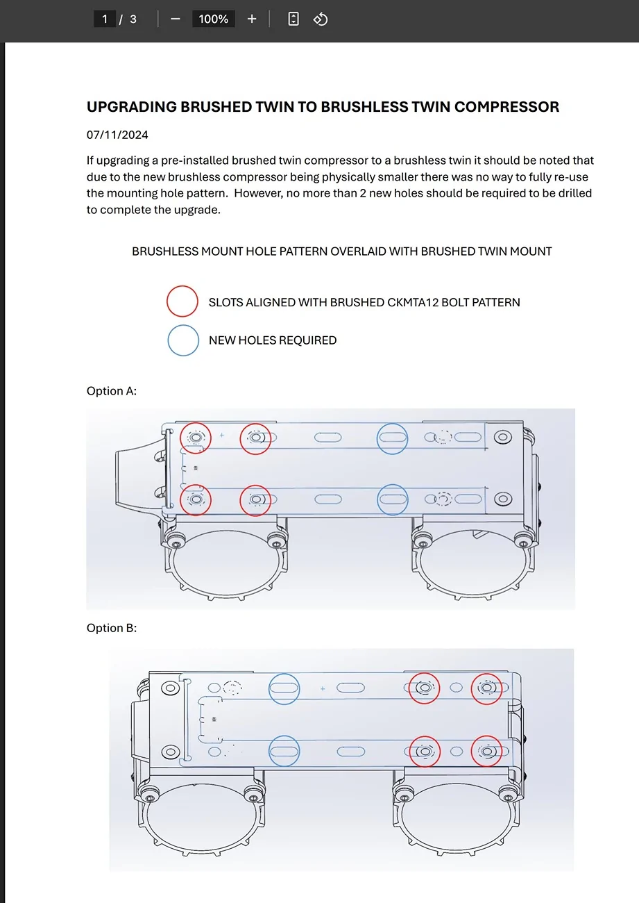 Ford Bronco Compressor mounts specifically known to work with the ARB Brushless Twin? Screenshot 2025-12-24 at 08.20.24