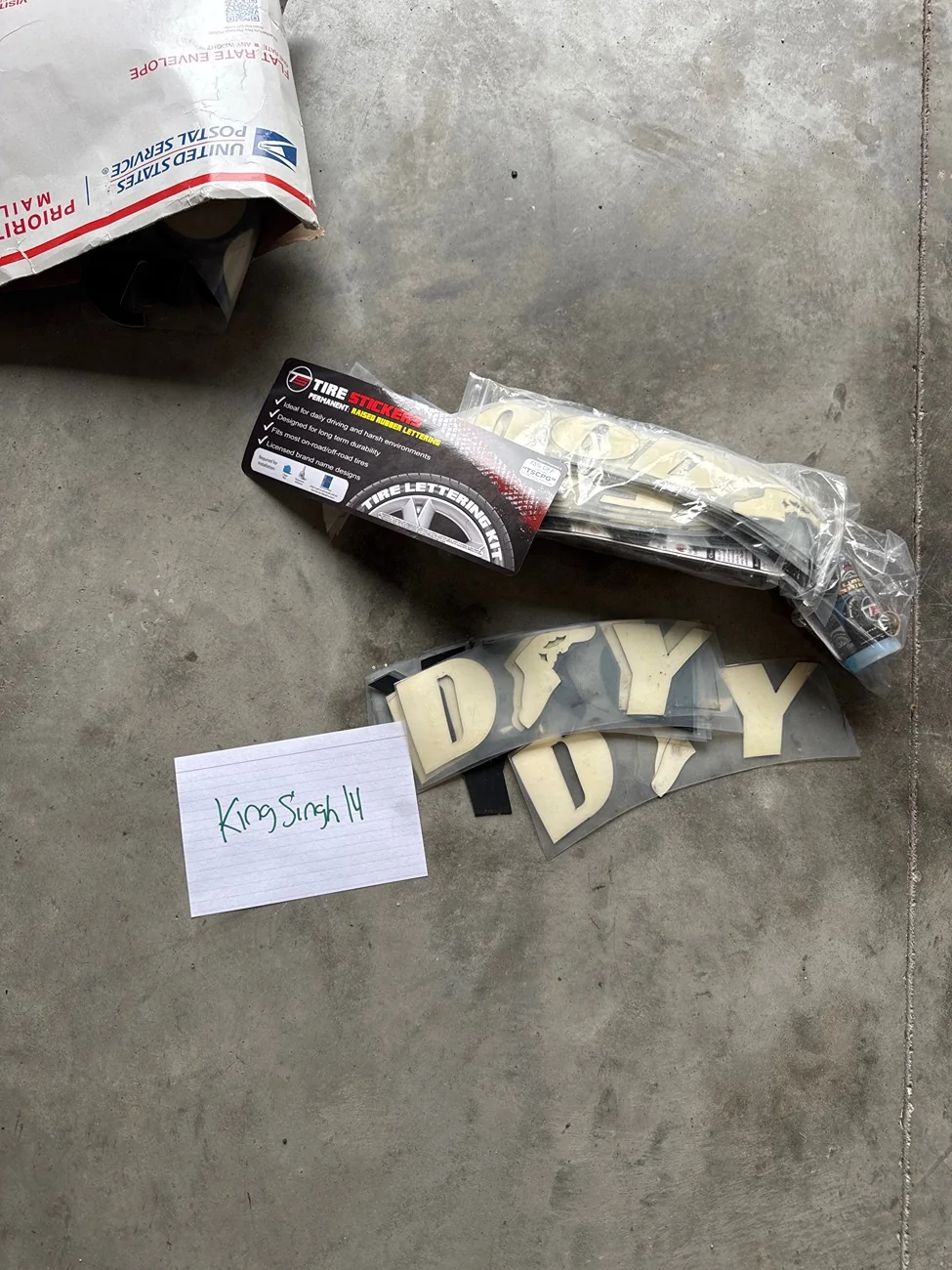 Ford Bronco White Tire Letters for GOODYEARS imag