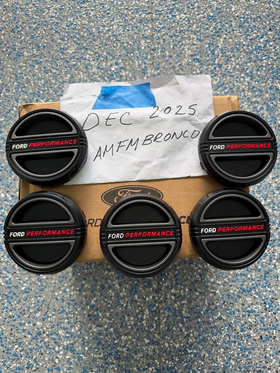 Ford Bronco METHOD WHEEL CENTER CAP FORD PERFORMANCE $100 IMG_0554