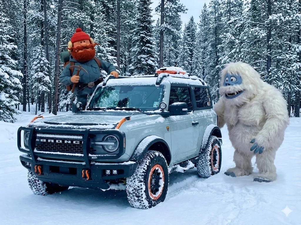 Ford Bronco Merry Christmas Bronco Christmas 2