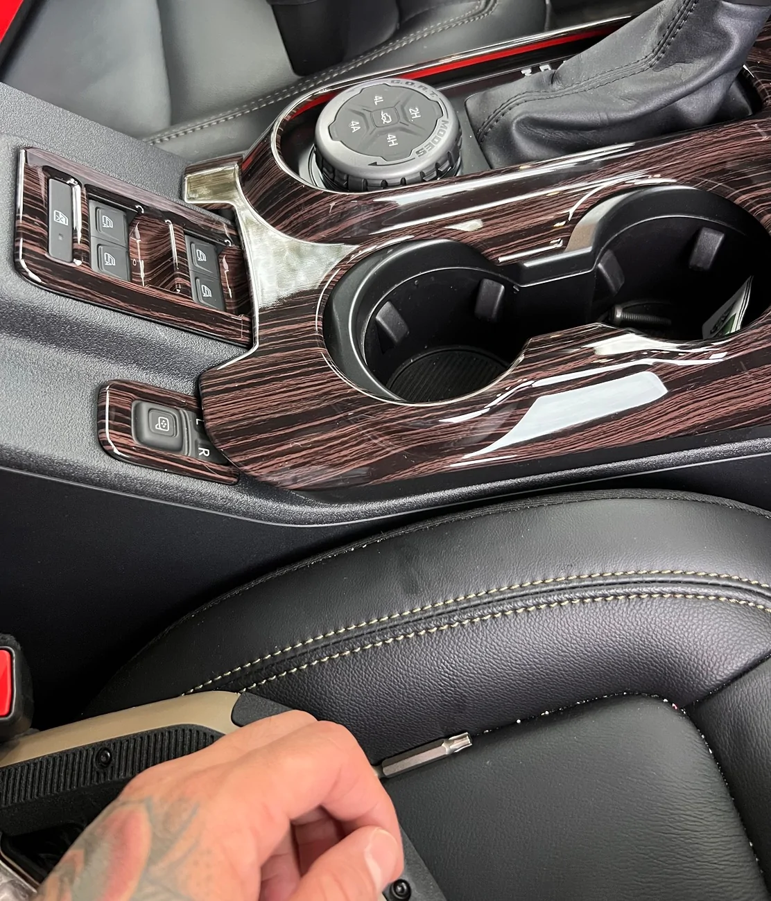 Ford Bronco Wood trim inserts installed IMG_5423