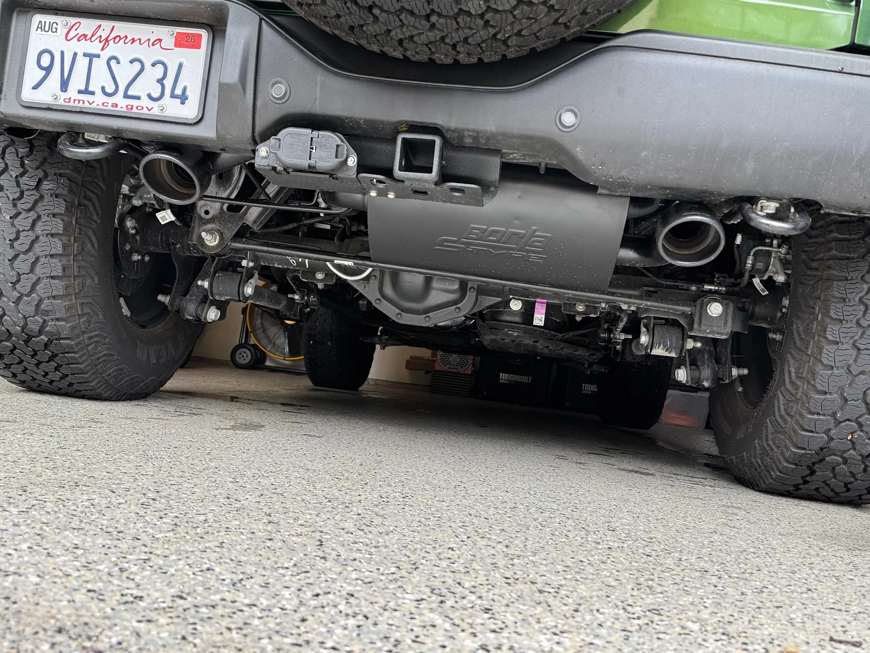 Ford Bronco Best dual exhaust with lowest cab noise IMG_4583