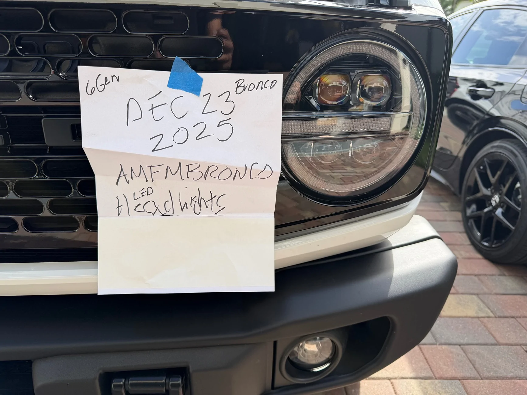 Ford Bronco LED HEADLIGHTS LIKE NEW FORM LIGHTING $500 IMG_0532