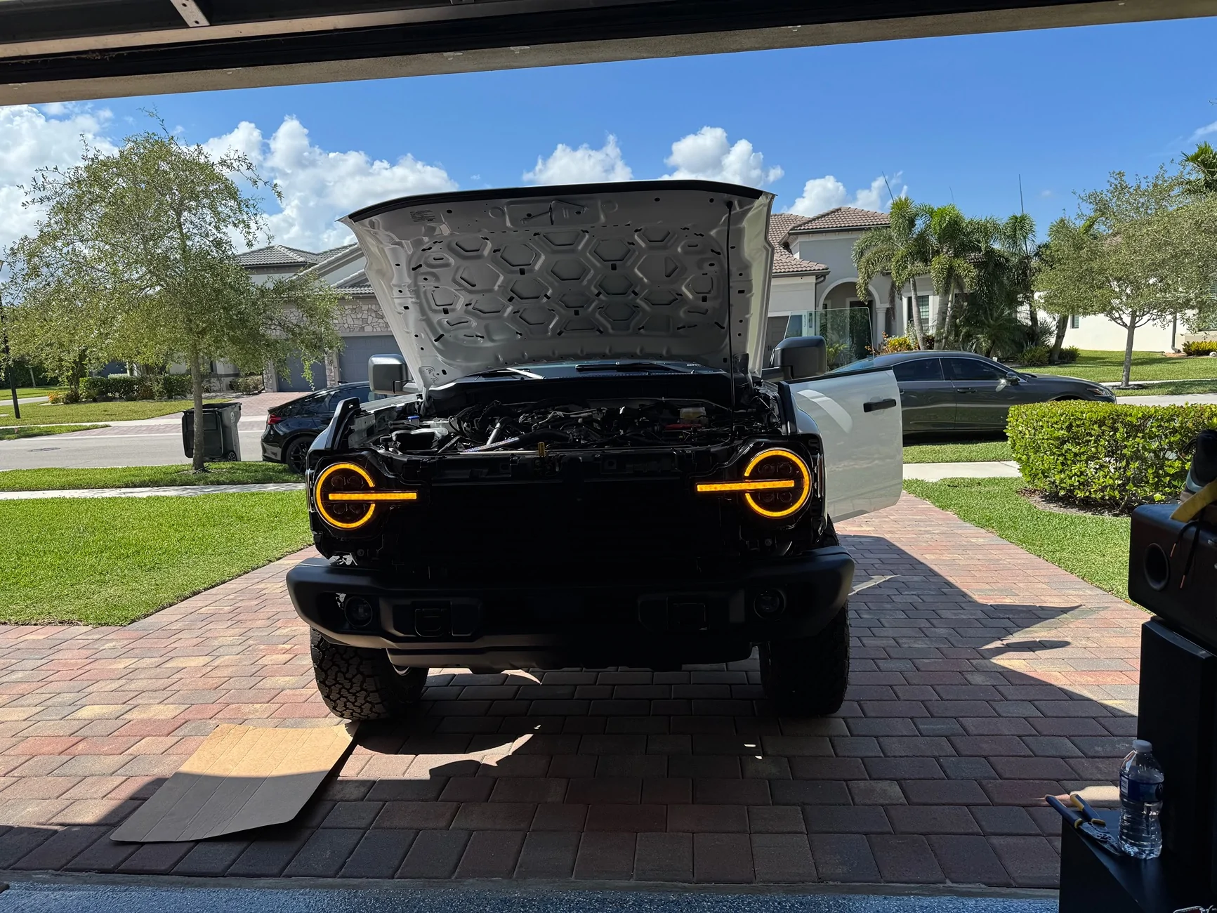 Ford Bronco LED HEADLIGHTS LIKE NEW FORM LIGHTING $500 IMG_3146