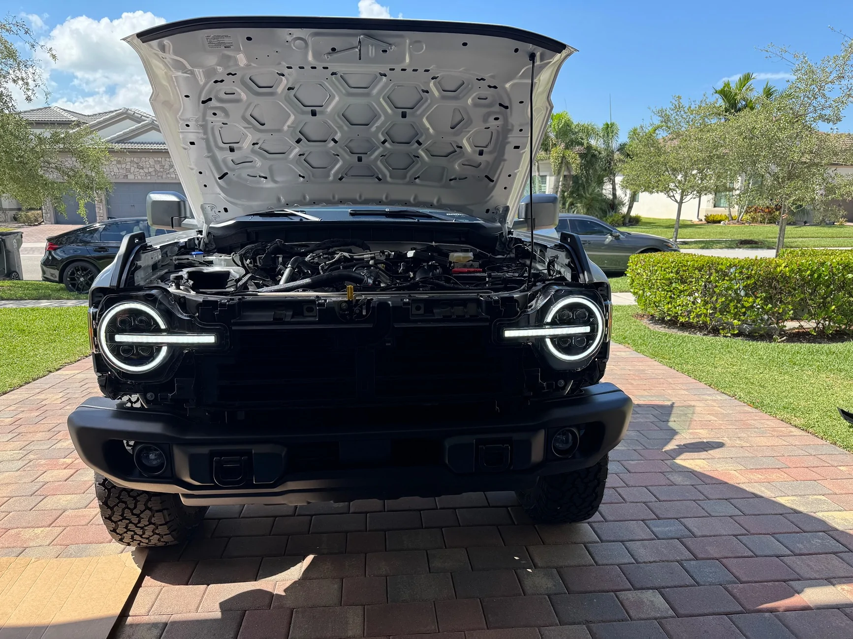 Ford Bronco LED HEADLIGHTS LIKE NEW FORM LIGHTING $500 IMG_3147