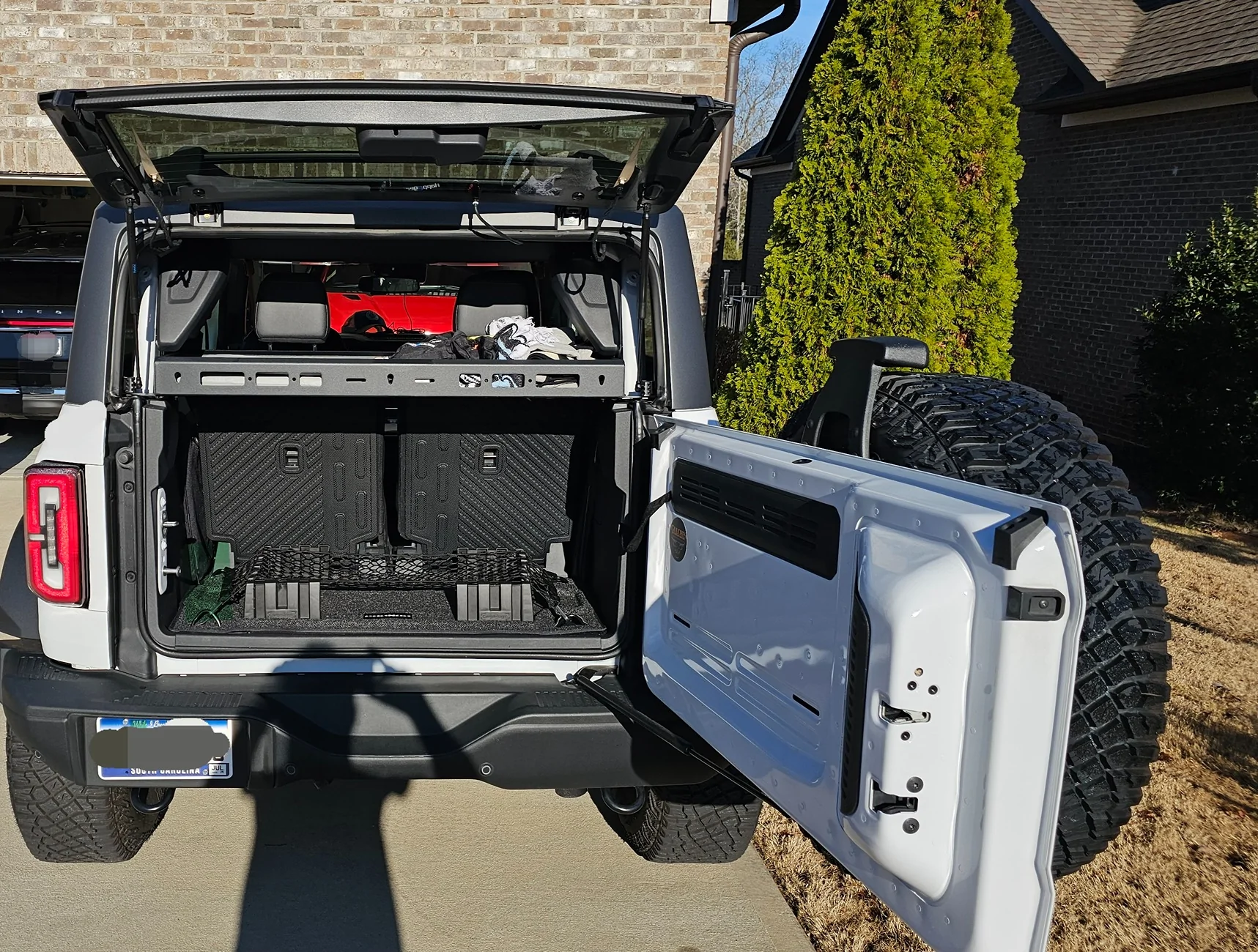 Ford Bronco Let's see your 2 DR rear basket/tray/shelf 20251227_095947