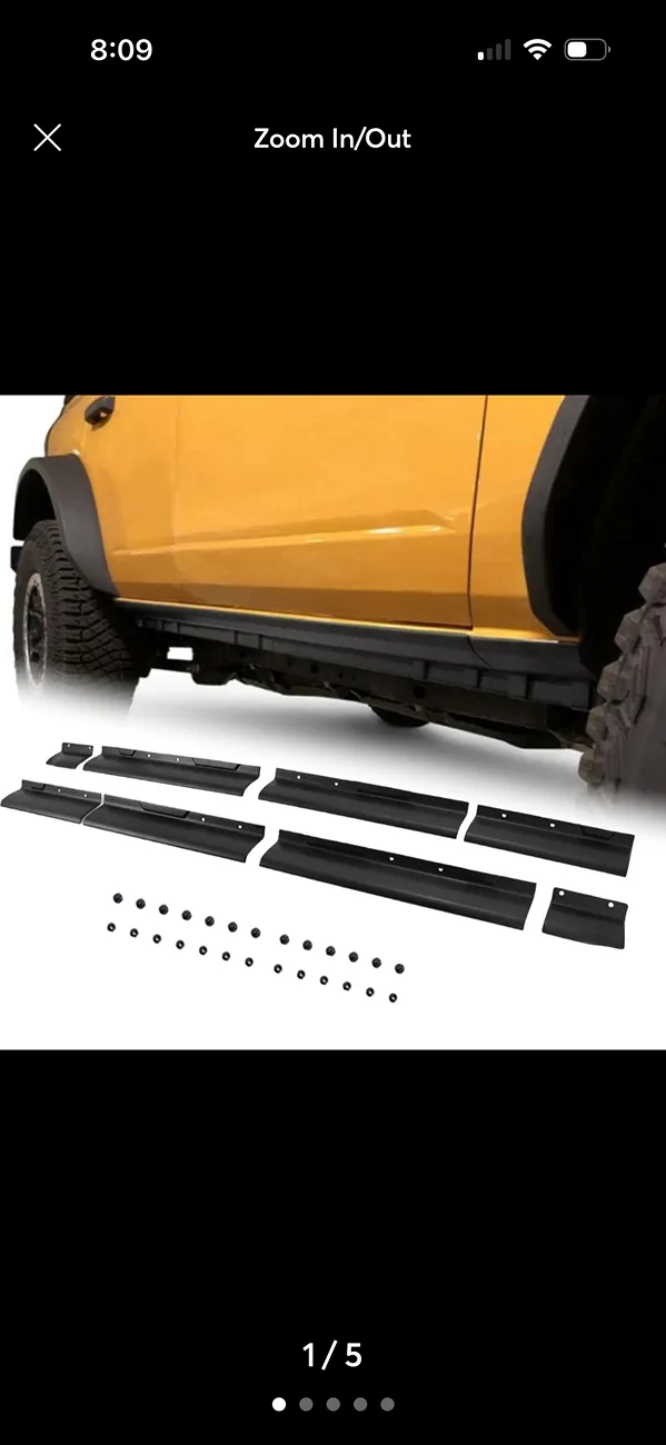 Ford Bronco Pinch Weld Covers and Side Steps IMG_7936