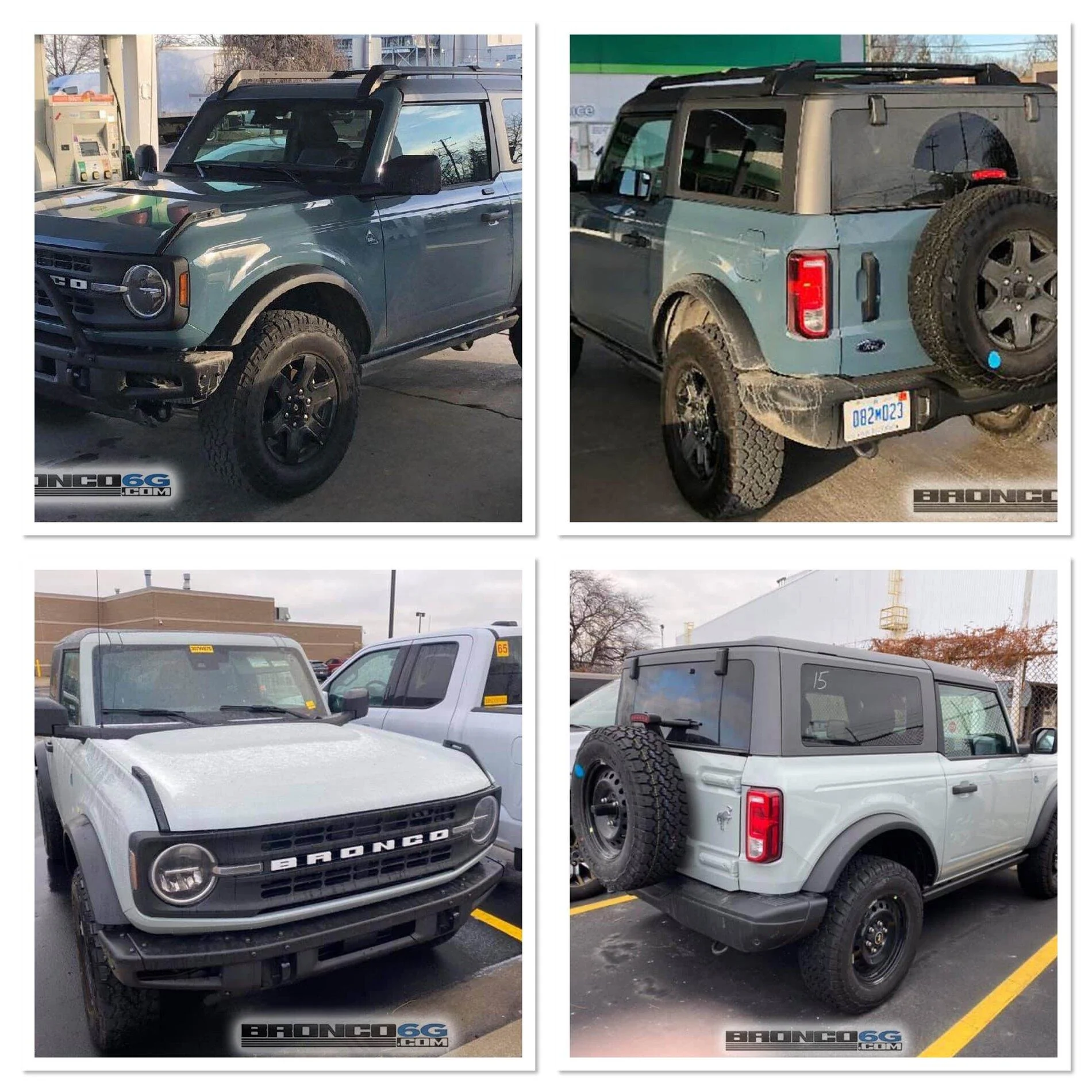 Ford Bronco 2-door Black Diamond Area 51 with optional wheels spotted CCC32B11-7C82-4691-BB4A-488EFA320B29