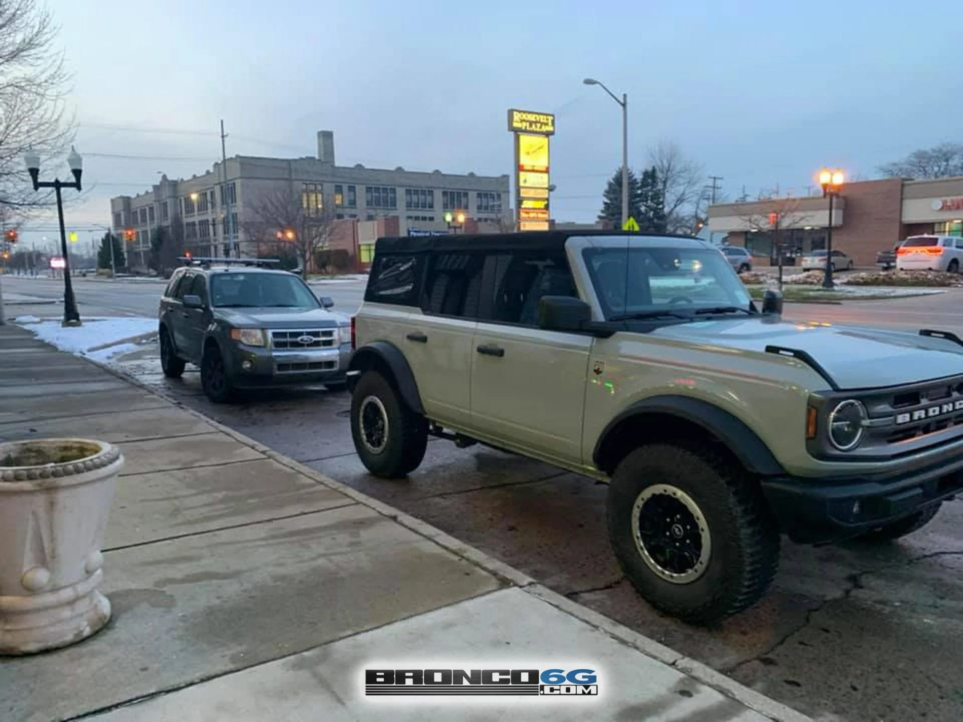 Ford Bronco Cactus Grey has evolved is my theory 2021 Bronco Sasquatch Big Bend Cactus Gray Soft Top 4-Door  2