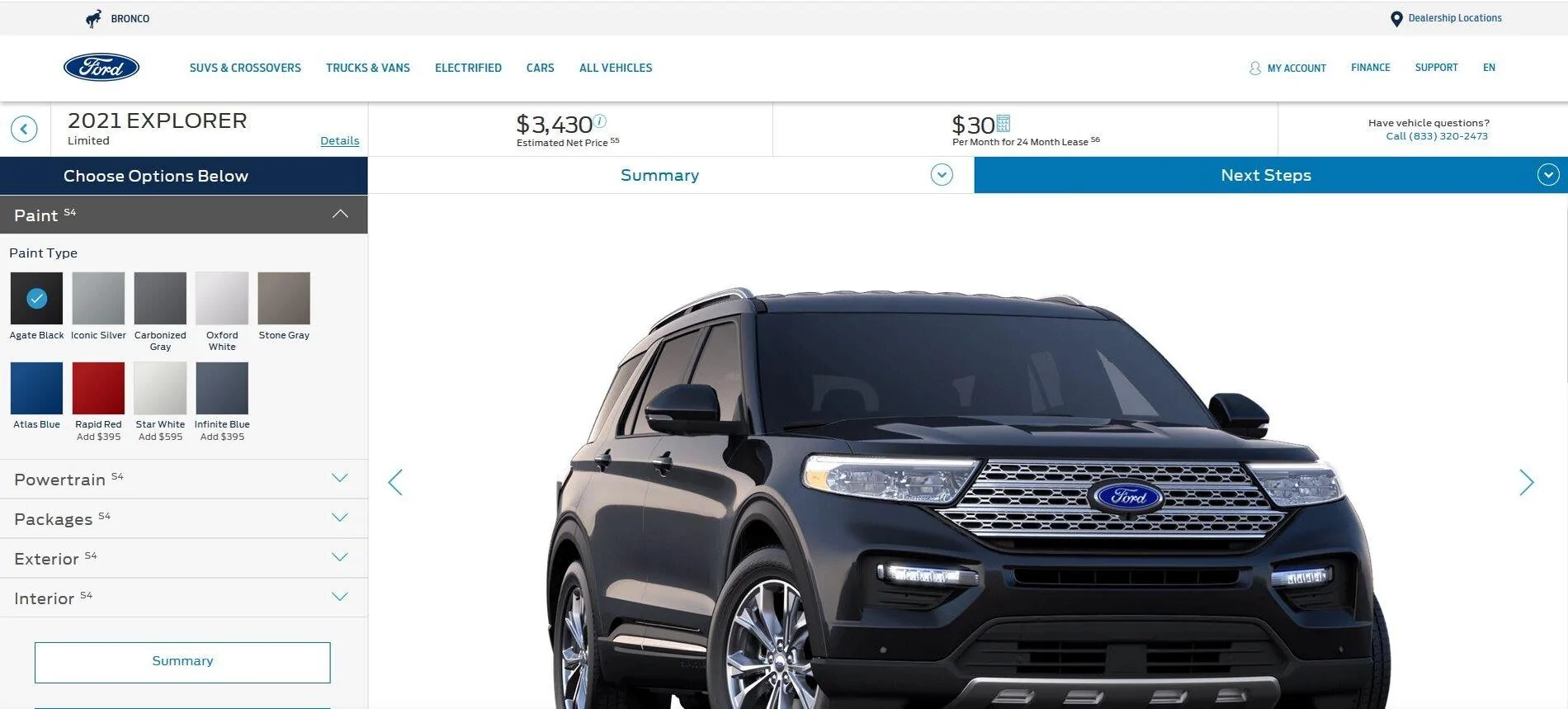 Ford Bronco Submitted my $500 down payment to dealer to order next week. explorersal