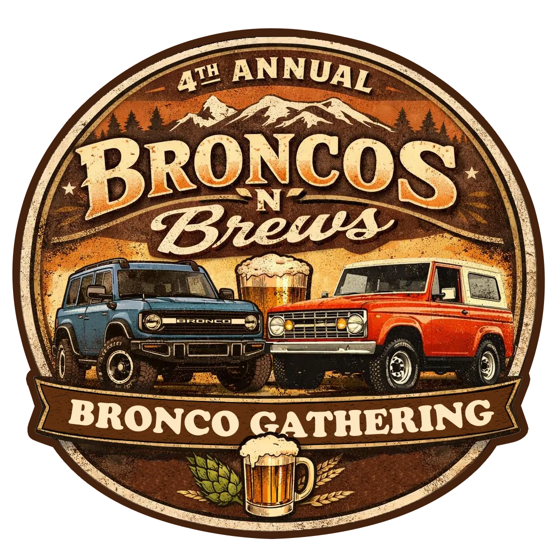 Ford Bronco 2026 Mountains2Metal Broncos 'N Brews - JUNE 20th 2026 BroncoNBrews V1