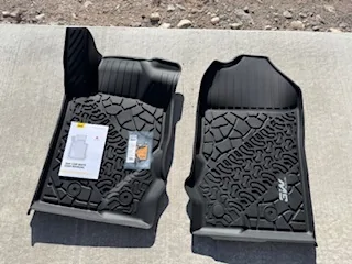 Ford Bronco 3Wliners floor mats, seat back liner, cargo area liner and pet seat cover review IMG_8716