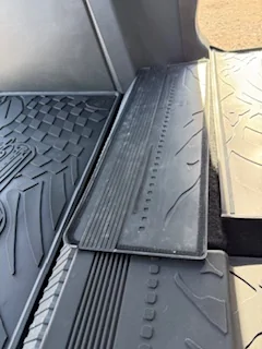 Ford Bronco 3Wliners floor mats, seat back liner, cargo area liner and pet seat cover review IMG_8730