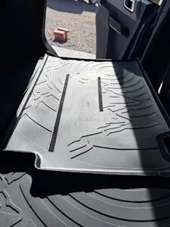 Ford Bronco 3Wliners floor mats, seat back liner, cargo area liner and pet seat cover review IMG_8731