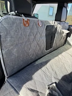 Ford Bronco 3Wliners floor mats, seat back liner, cargo area liner and pet seat cover review IMG_8740