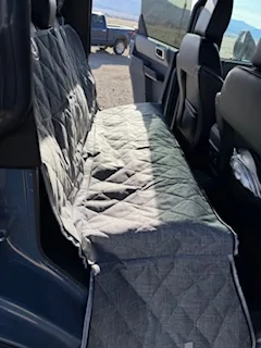 Ford Bronco 3Wliners floor mats, seat back liner, cargo area liner and pet seat cover review IMG_8743