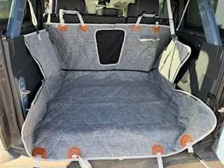 Ford Bronco 3Wliners floor mats, seat back liner, cargo area liner and pet seat cover review IMG_8744