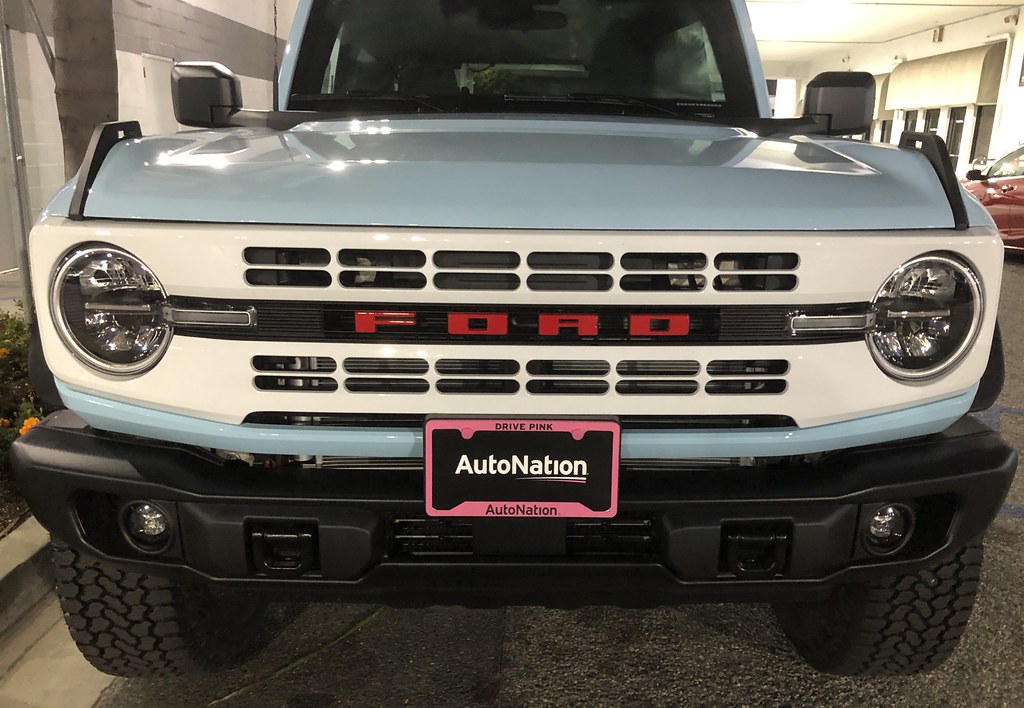 Ford Bronco How tough is the paint on the hood?  Bug deflector needed? 55014155071_67dd31fa38_b