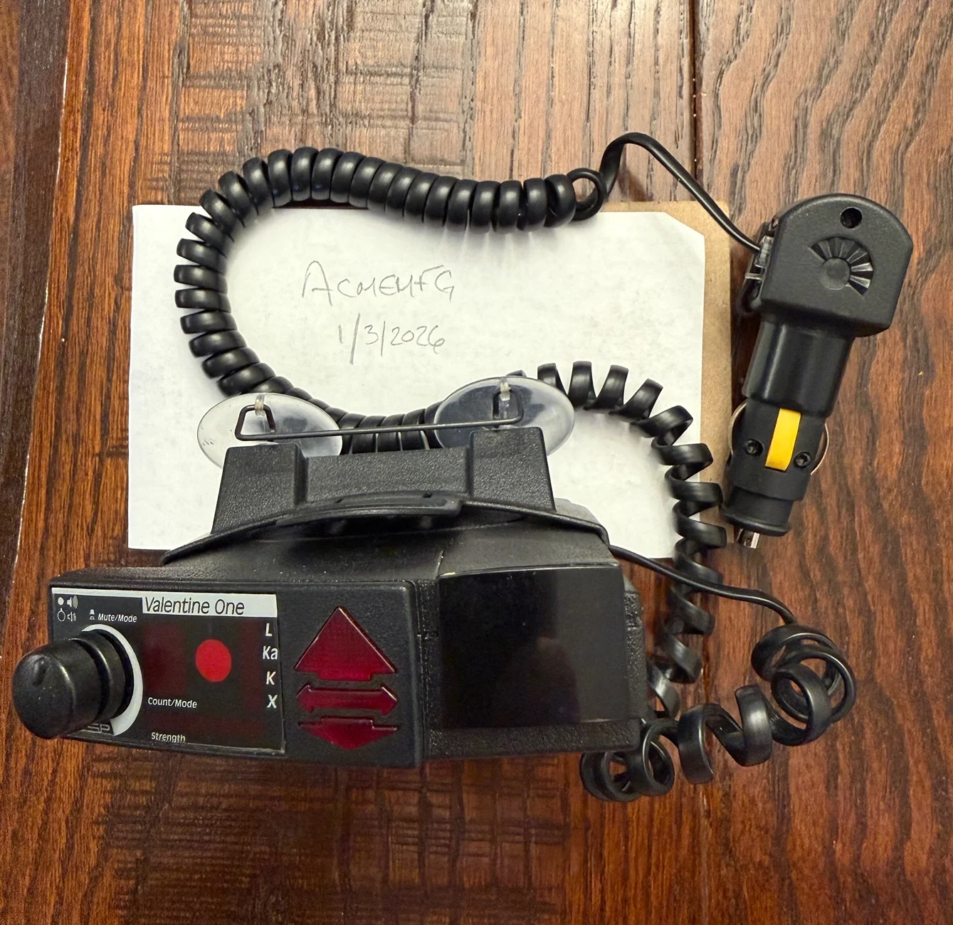 Ford Bronco Valentine 1 Radar Detector. Gen 1 IMG_0694