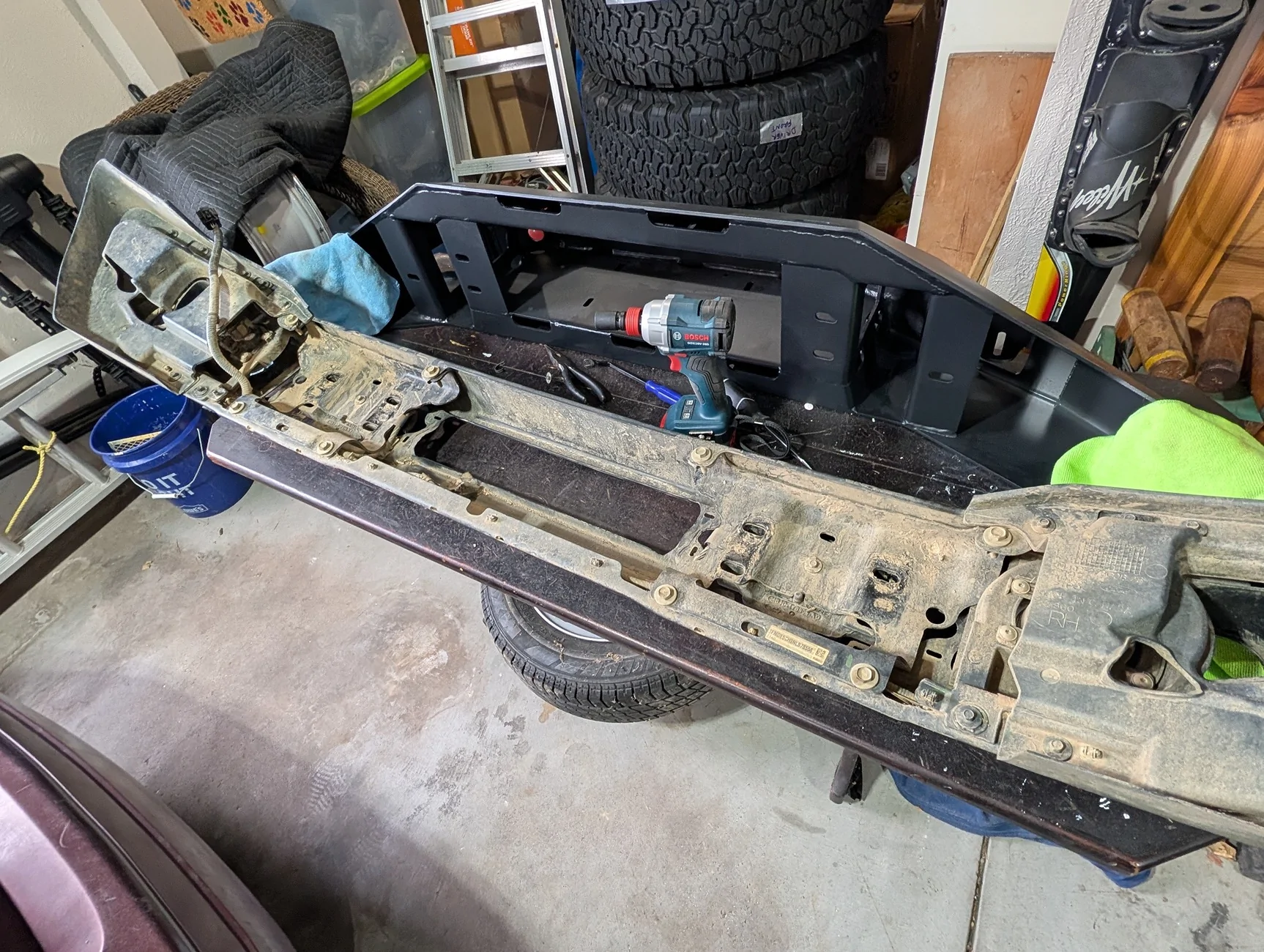 Ford Bronco JCR Vanguard bumper compatible with Ford’s frame rail reinforcement ?? PXL_20260103_204813353